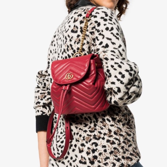 ❤️BNWT GUCCI Marmont mini backpack Fourth of July Valentine’s Day - Picture 1 of 7